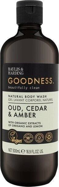 Baylis & Harding Goodness Oud, Cedar & Amber Body Wash 500ml