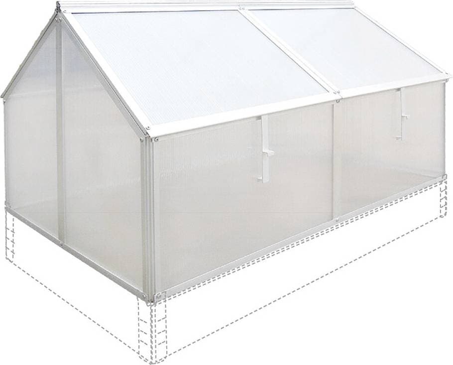 Drivhus Till Pallkrage Aluminium Polycarbonate