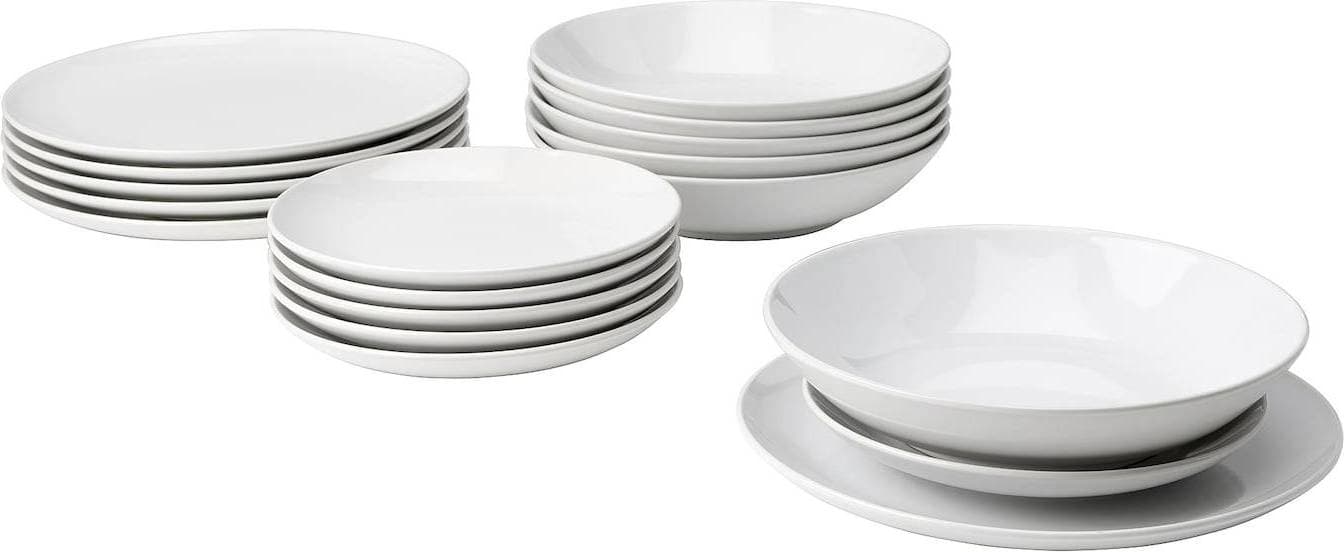 IKEA Godmiddag Tallriksset 18st