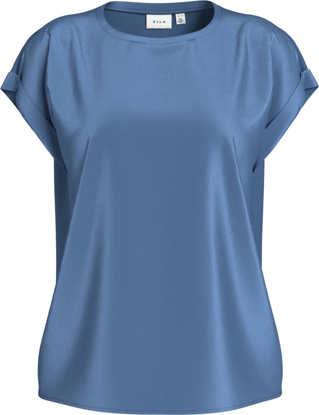 Vila Mångsidig S/S satintopp – NOOS, Bijou blå