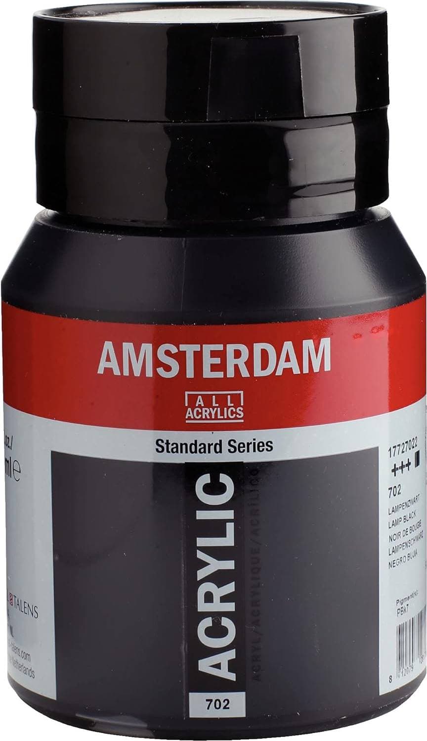 Amsterdam Standard Series Acrylic Jar Lamp Black 500ml