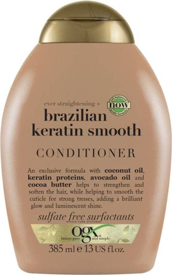 OGX Ever Straight Brazilian Keratin Smooth Conditioner 385ml