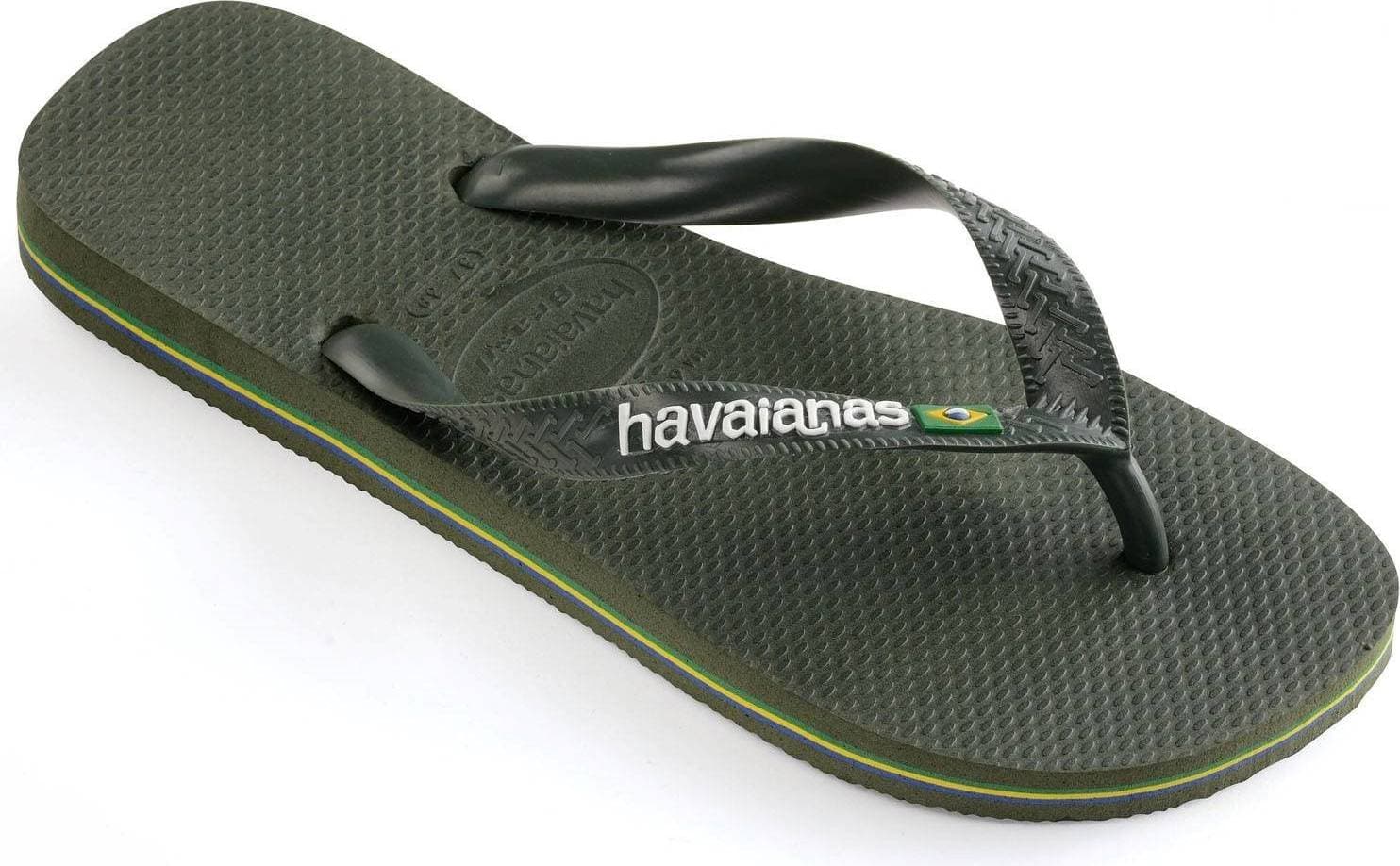 Havaianas Brasil Logo - Forest Green
