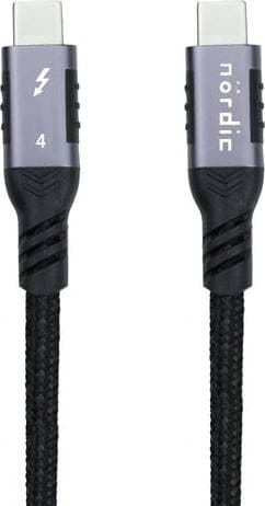 Nordic TB4-026 40Gbps 100W Thunderbolt 4 USB C - USB C M-M 0.2m