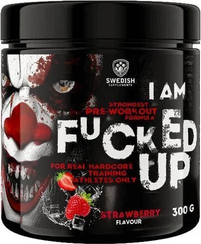 Swedish Supplements I Am Fucked Up Strawberry 300g