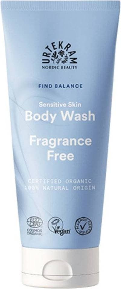 Urtekram Find Balance Fragrance Free Body Wash 200ml 2-pack