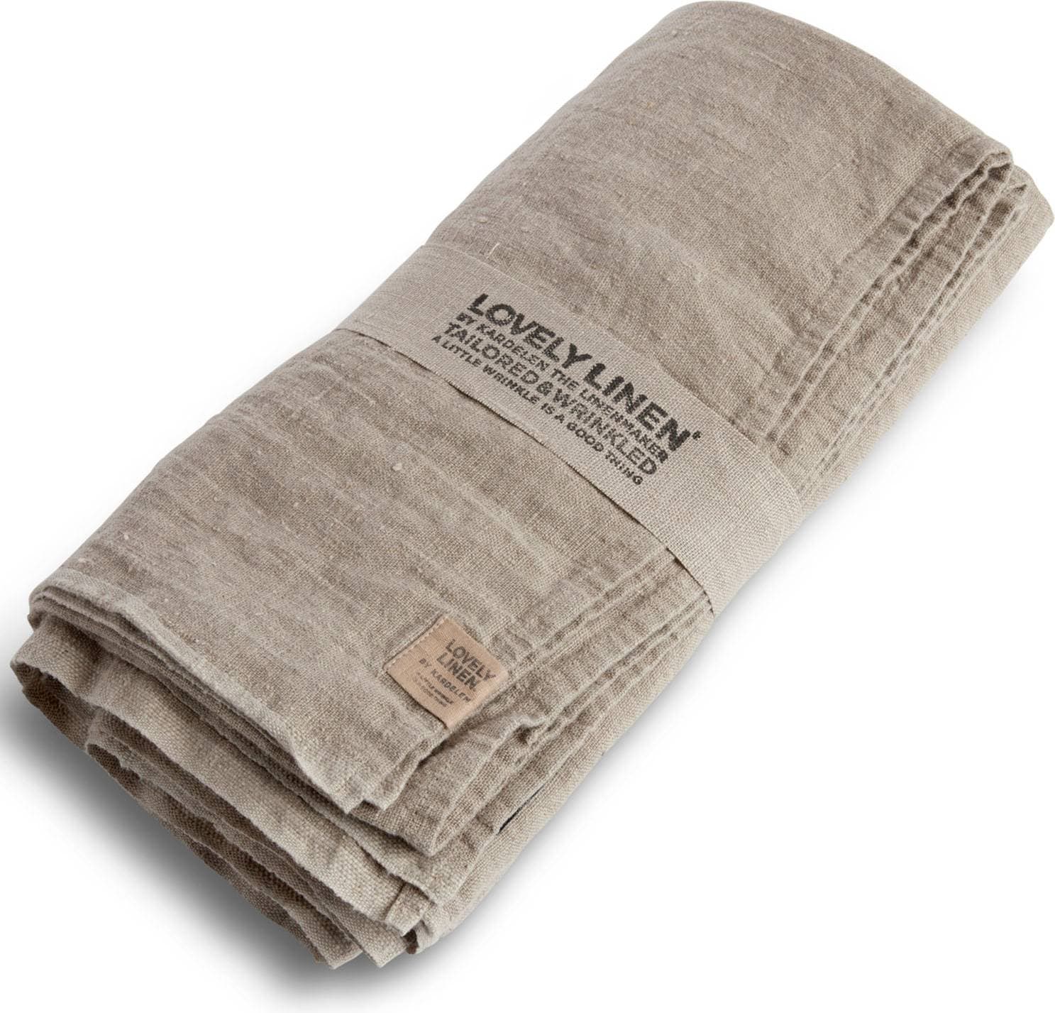 Lovely Linen 336003 Bordsduk Natur, Beige (300x145cm)