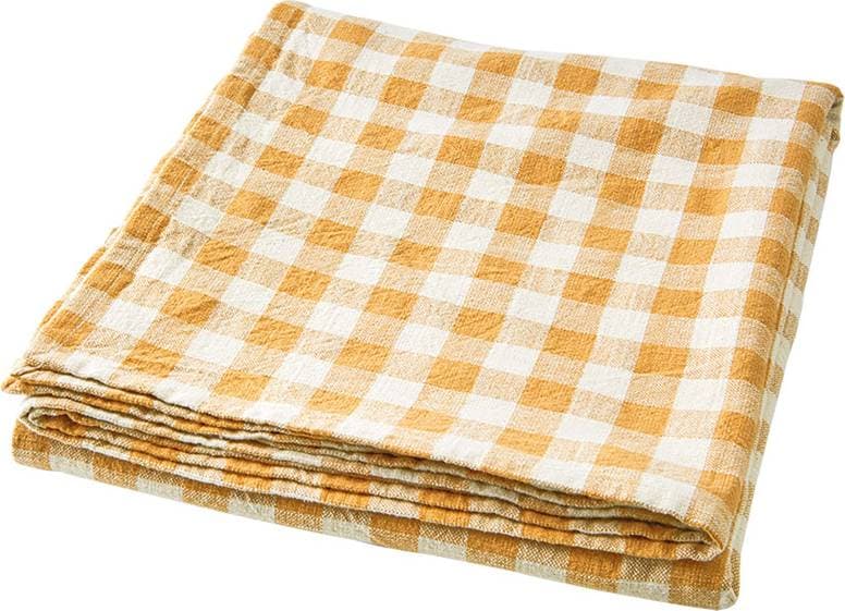 Affari of Sweden Ingrid Bordsduk Vit, Gul (250x150cm)