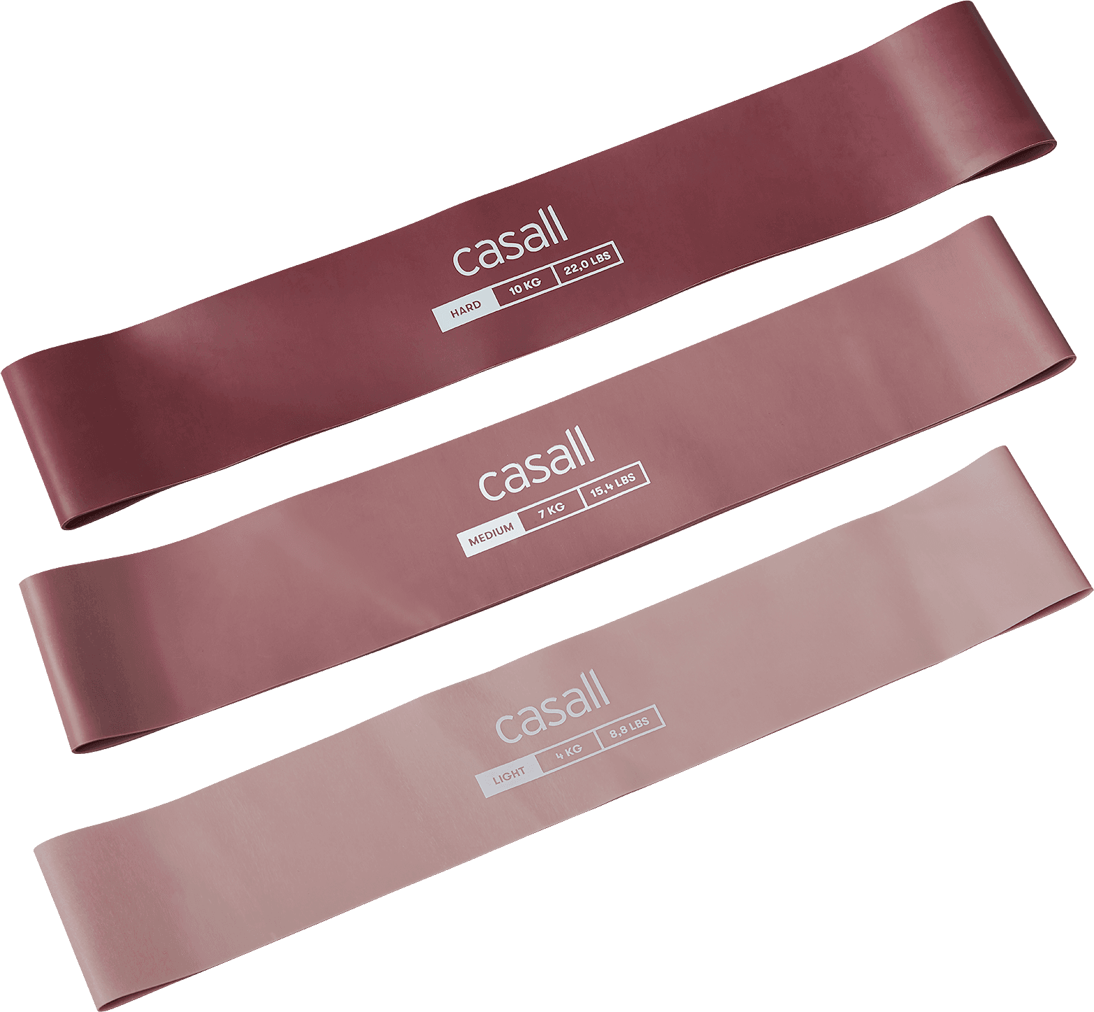 Casall Rubber Bands 3-pack Pink
