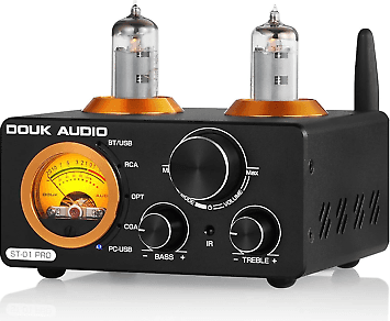 Douk Audio st-01 pro 200w hifi valve amplifier, mini tube amp, stereo receiver