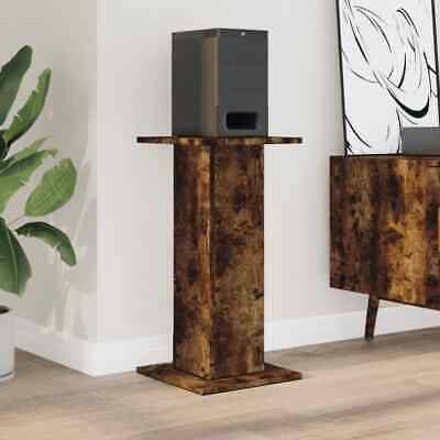 vidaXL Högtalarställ 2 St Rökfärgad Ek 30x30x60 Cm