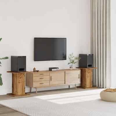 vidaXL Högtalarställ 2 åldrat