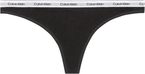 Calvin Klein Modern Logo Thong - Black