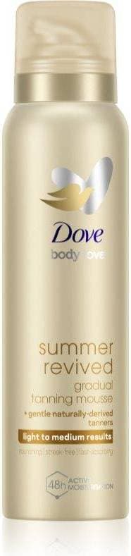 Dove DermaSpa Gradual Self-Tan Body Mousse Fair to Medium 150ml