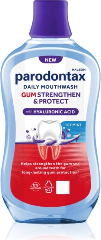 Parodontax Strengthen and Protect Icy Mint Munvatten 500 ml