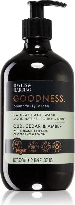 Baylis & Harding Goodness Hand Wash Oud Cedar & Amber Hand Wash 500ml