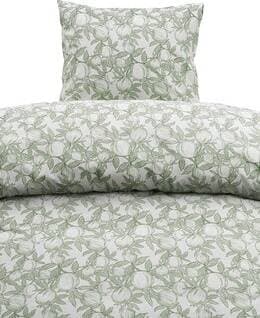 Borganäs Pomegranta 2-delar Påslakan Grön (210x150.1cm)