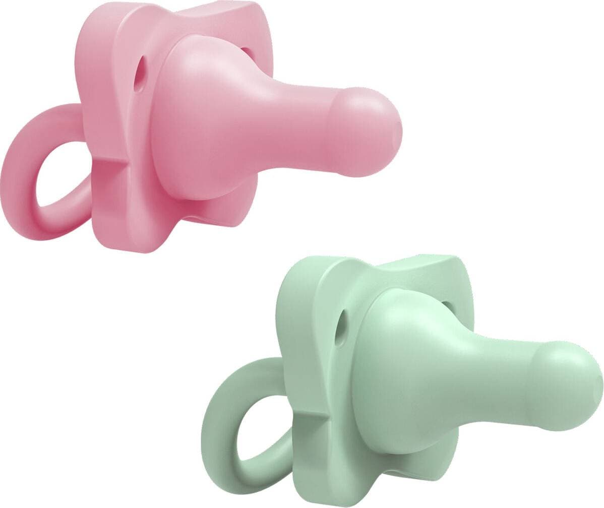 Dr. Brown's HappyPaci Pacifier 0-6m 2-pack Green/Pink