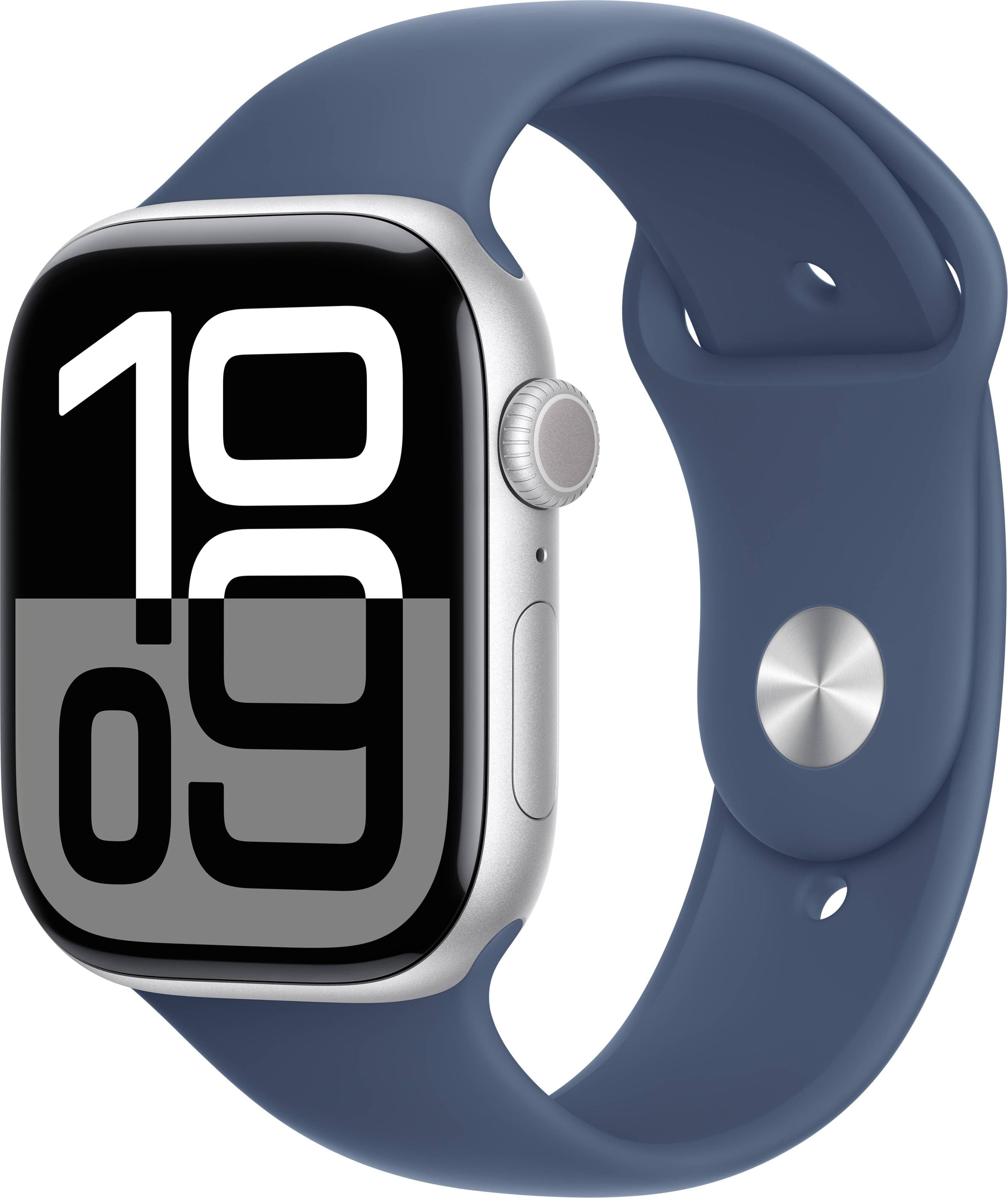 Apple Watch Series 10, Aluminium, 46mm, GPS, Sport Band Silver