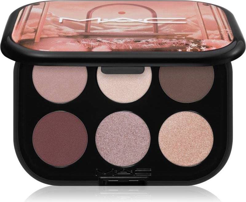 MAC Connect In Colour Eye Shadow Palette Embedded In Burgundy