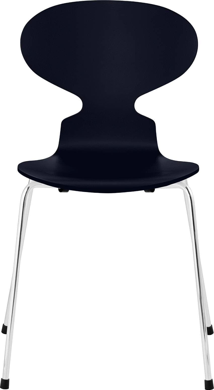 Fritz Hansen Myran 3101 Lackad Bokfanér Stålstativ Köksstol 80.5cm
