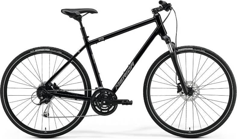 Merida Hybridcykel Crossway 100 Herr Svart/Silver L 2022 Herrcykel