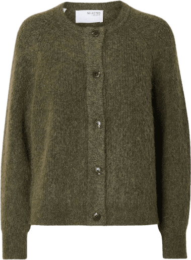 Selected Long-Sleeved Cardigan - Kalamata