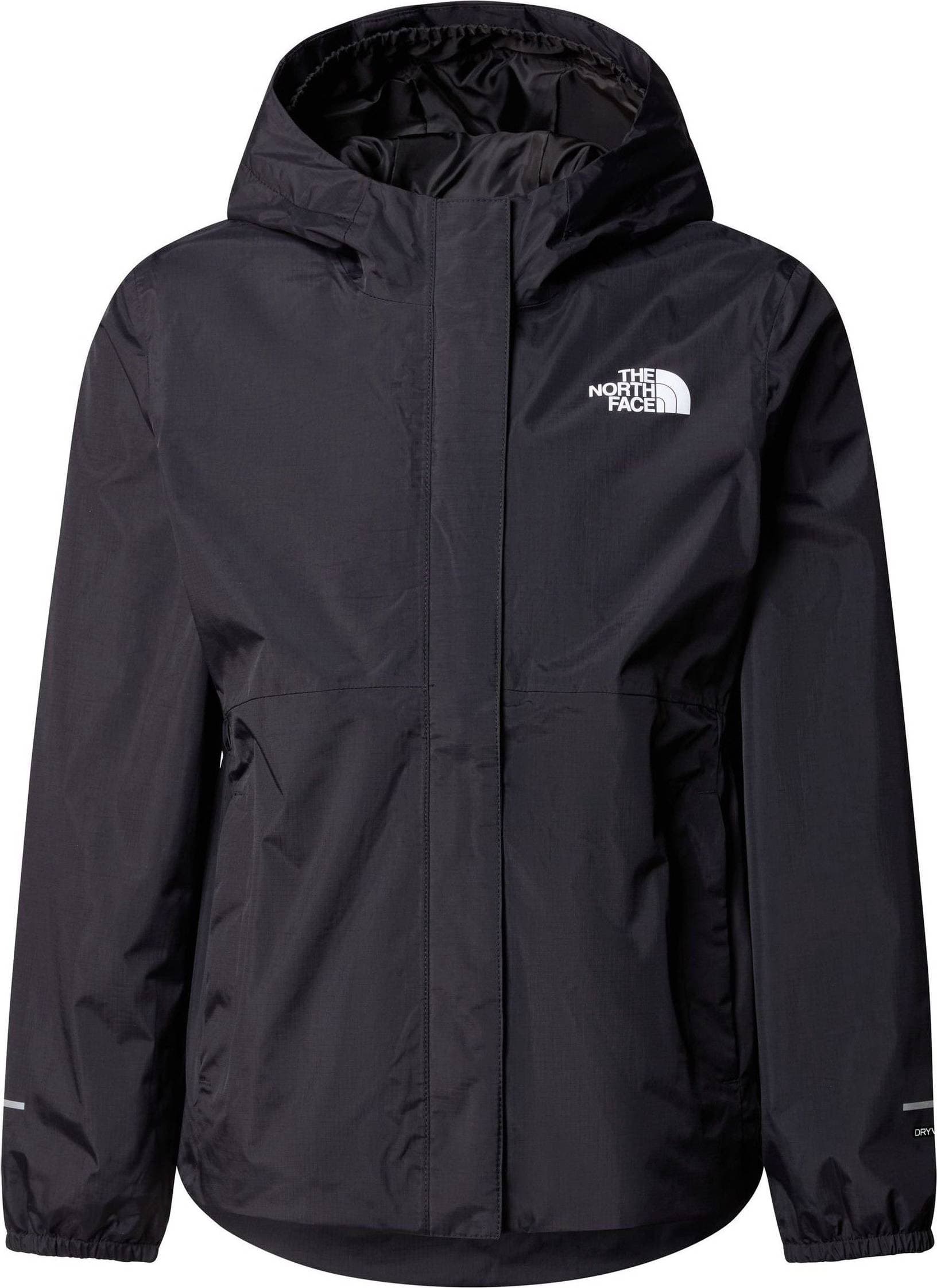The North Face Girls' Antora Rain Jacke- TNF Black/TNF Black (NF0A8A49JK)