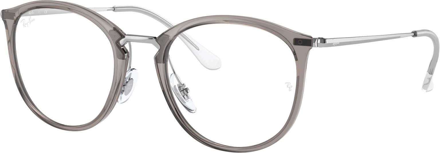 Ray-Ban RX7140 8125 49 Gråa Glasögon Endast Båge Kvinna