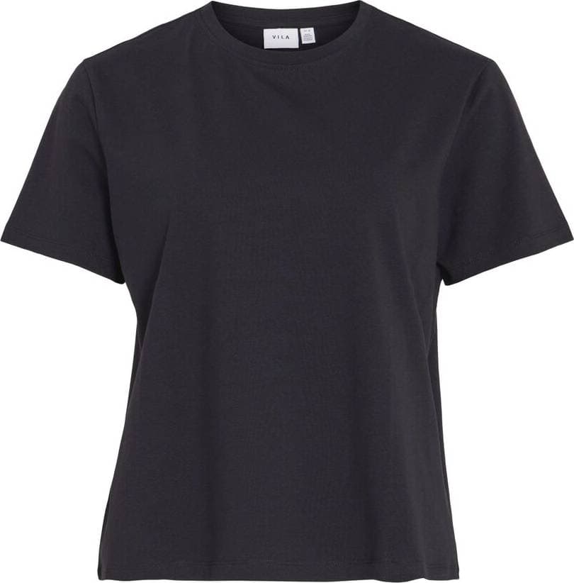 Vila Rundringad T-shirt Svart