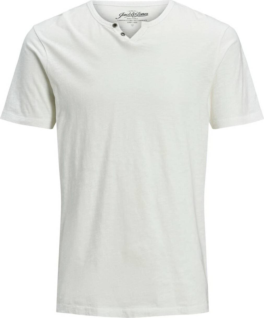 Jack & Jones Jjesplit Neck T-shirt Vit