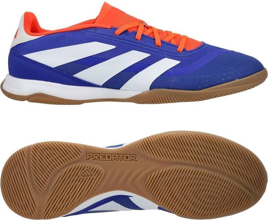 adidas Predator League Indoor Boots - Lucid Blue/Cloud White/Solar Red