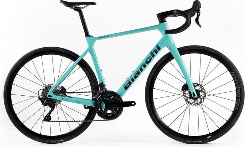 Bianchi Infinito ICR 105 Road Bike 2025 - CK16 /Blue Gloss Matt Logo