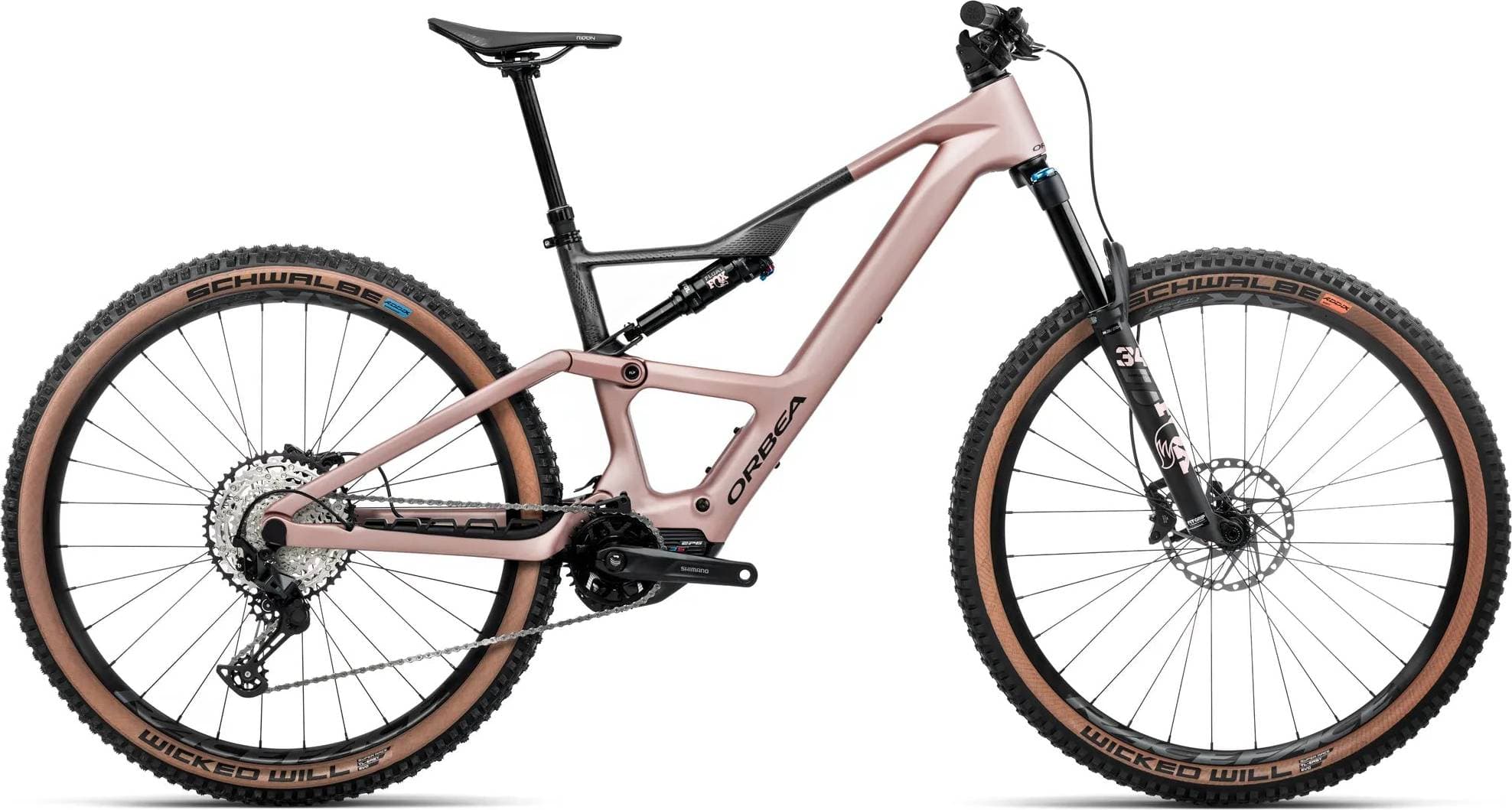 Orbea El Mtb Rise Sl M20 630w 2025 M - Desert Rose/Carbon Raw Unisex