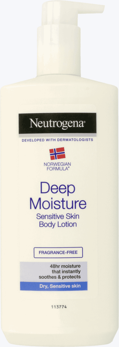 Neutrogena Deep Moisturizing Body Lotion For Sensitive Skin For 24 Hours 400 ml 400ml