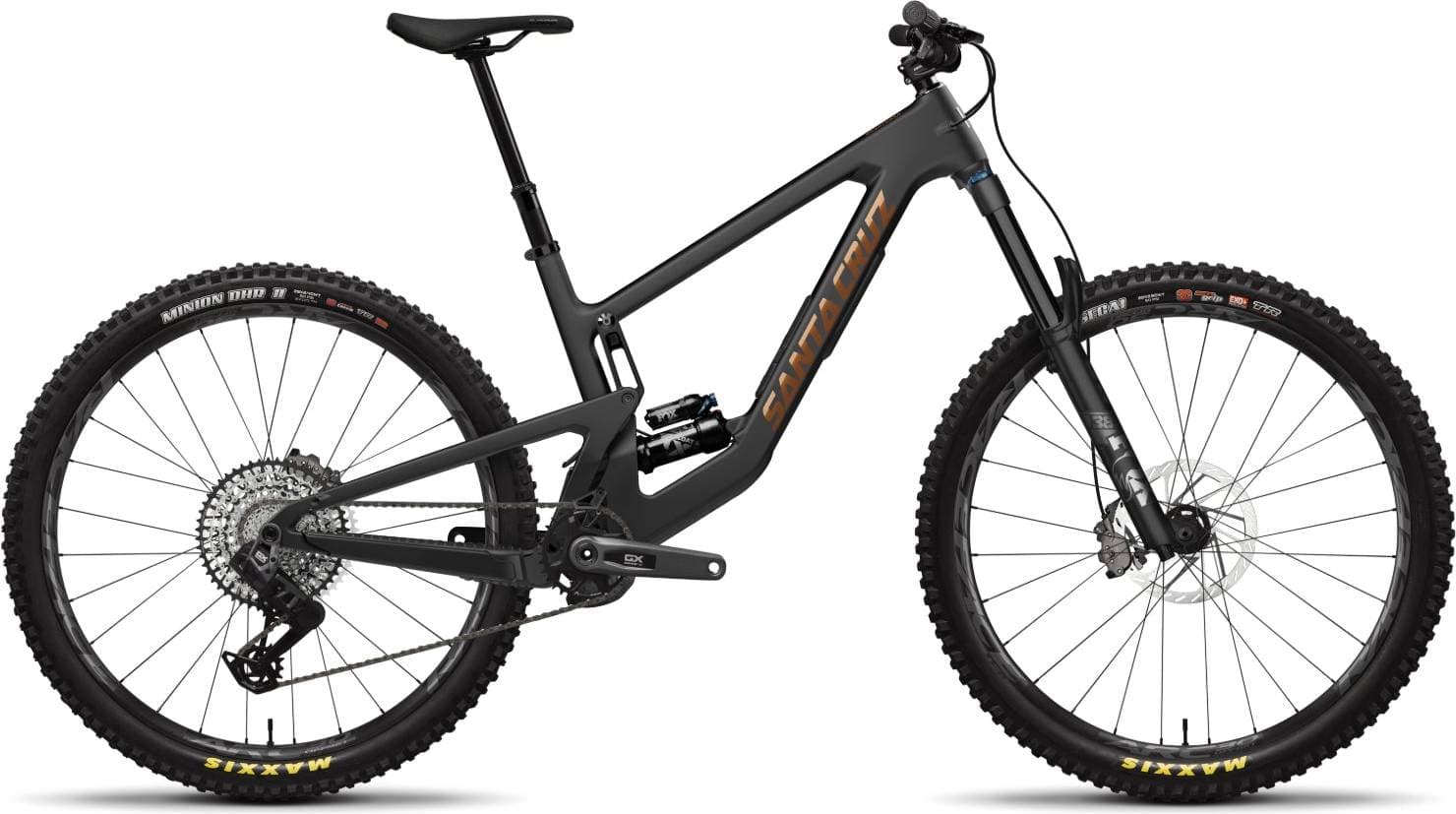 Santa Cruz Megatower 2 C GX AXS - Matte Black Herrcykel