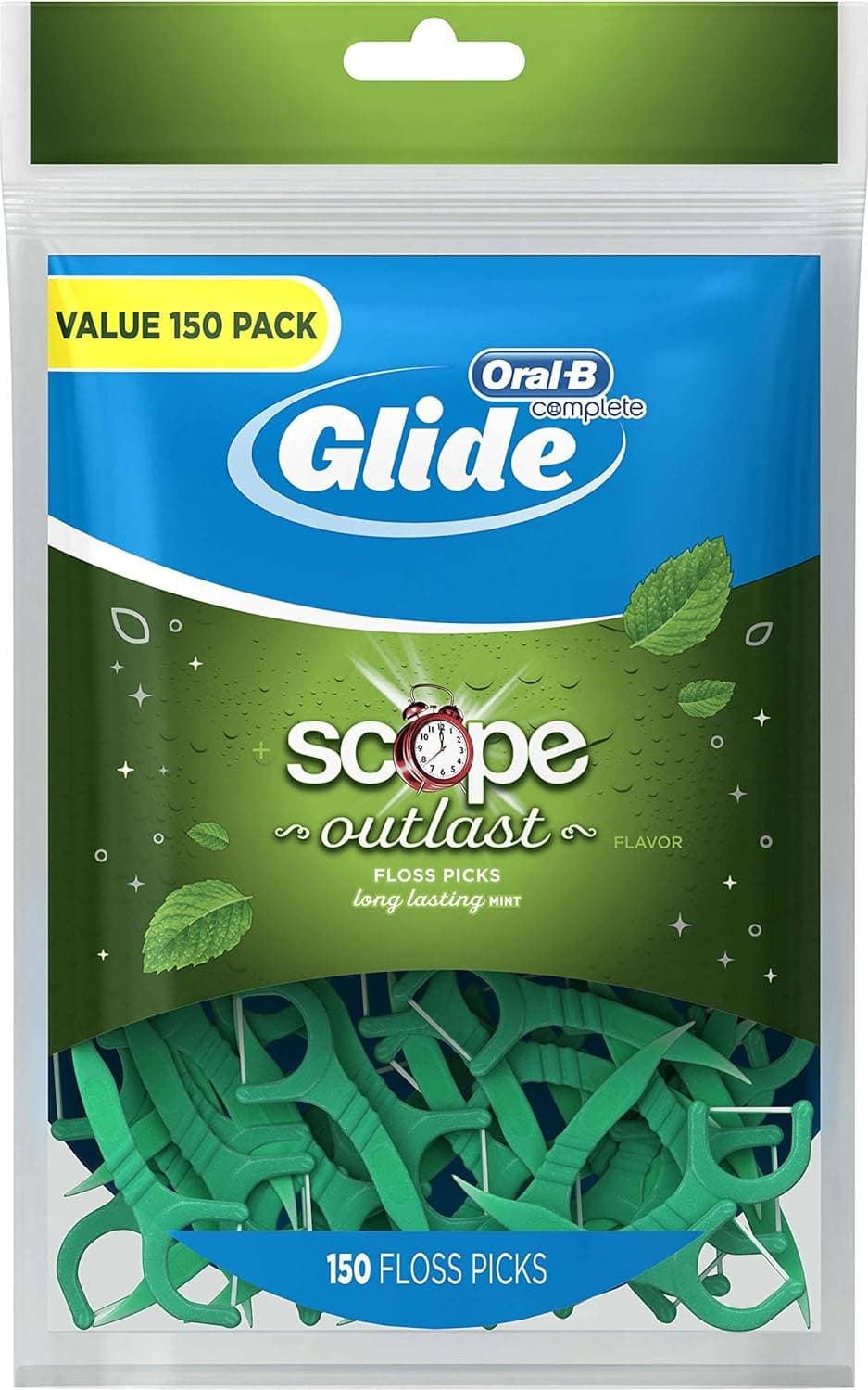 Oral-B Glide Complete with Scope Outlast Dental Floss Mint