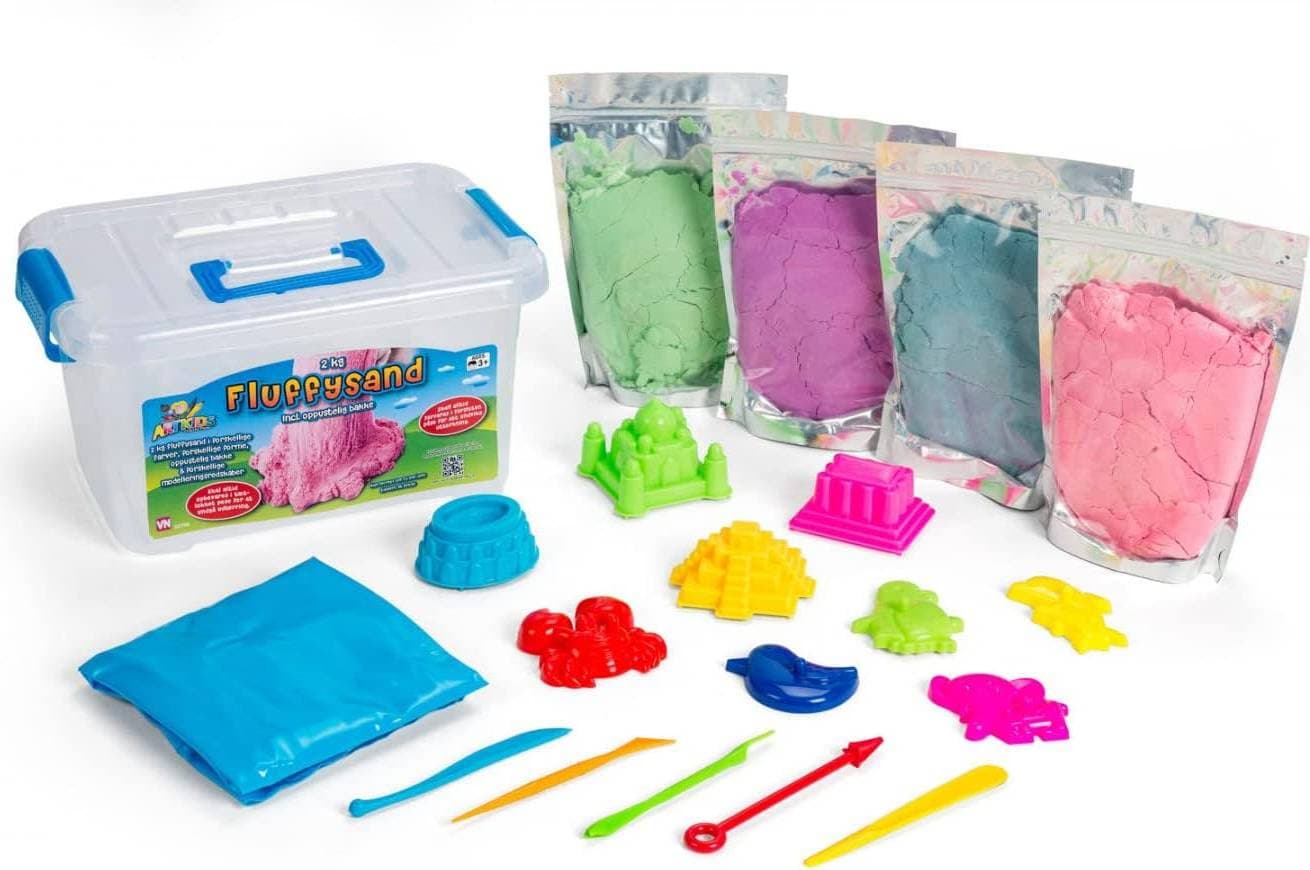VN Toys Fluffysand Large Bucket Set
