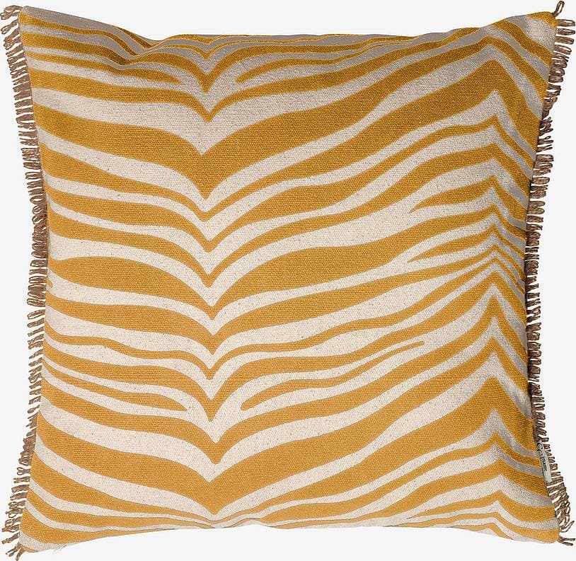 Classic Collection Zebra Komplett dekorationskudde Gul, Vit (50x50cm)