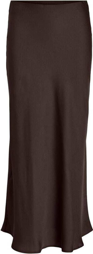 Vila High Waist Maxi Skirt - Coffee Bean