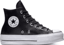 Converse Chuck Taylor All Star Leather Platform High Top W - Black/White