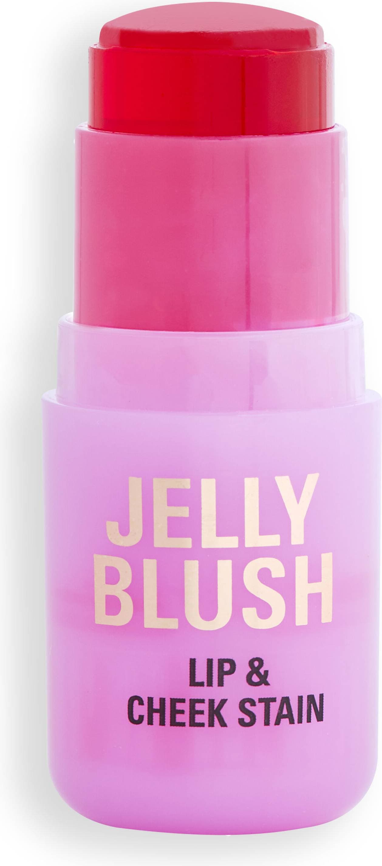 Makeup Revolution Jelly Blush Stick Lip & Cheek Stain Strawberry Pink