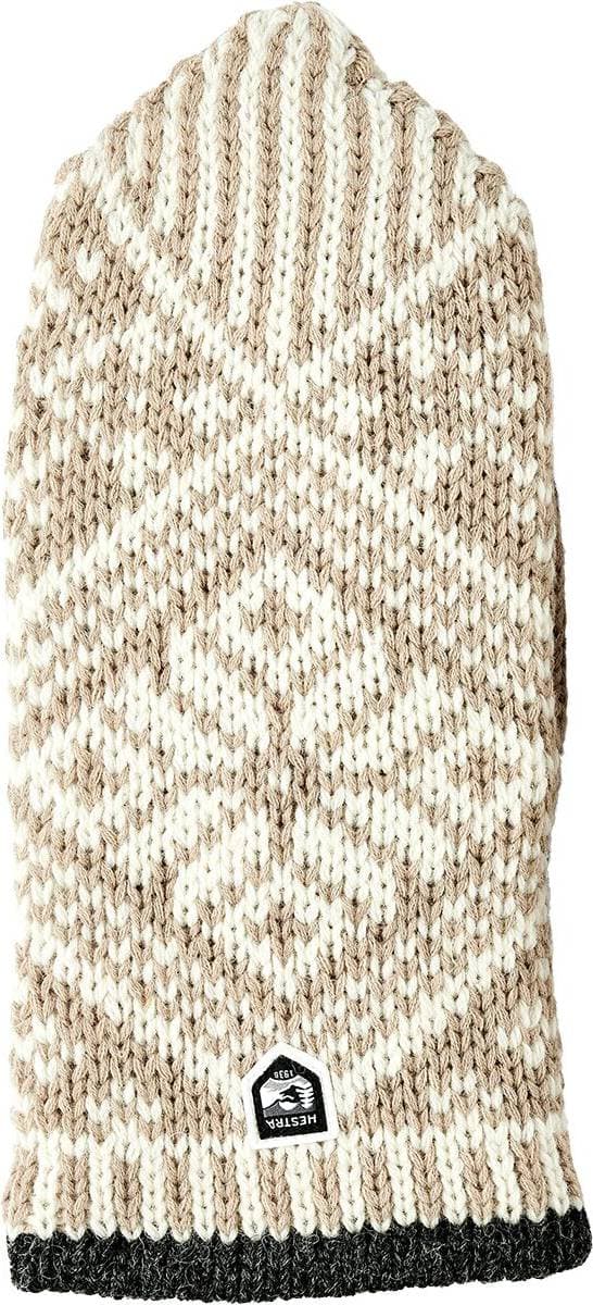 Hestra Nordic Wool Mitt - Beige/Offwhite