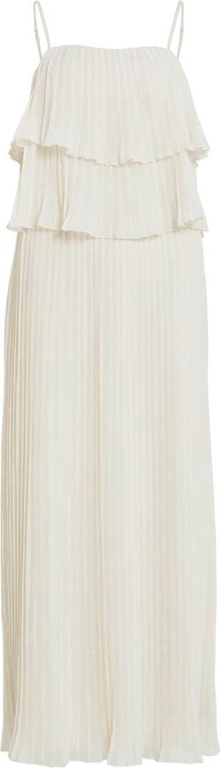 Vila Vichiffon Singlet Pleats Dress - Grå