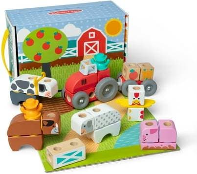 Melissa & Doug Blockables Play Set Farm