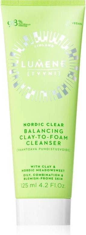 Lumene Nordic Clear Balancing Clay-to-Foam Cleanser 125ml