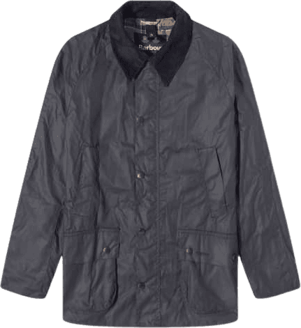 Barbour Ashby Wax Jacket - Navy
