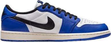 Nike Air Jordan 1 Low M - White/Game Royal/Sail/Black