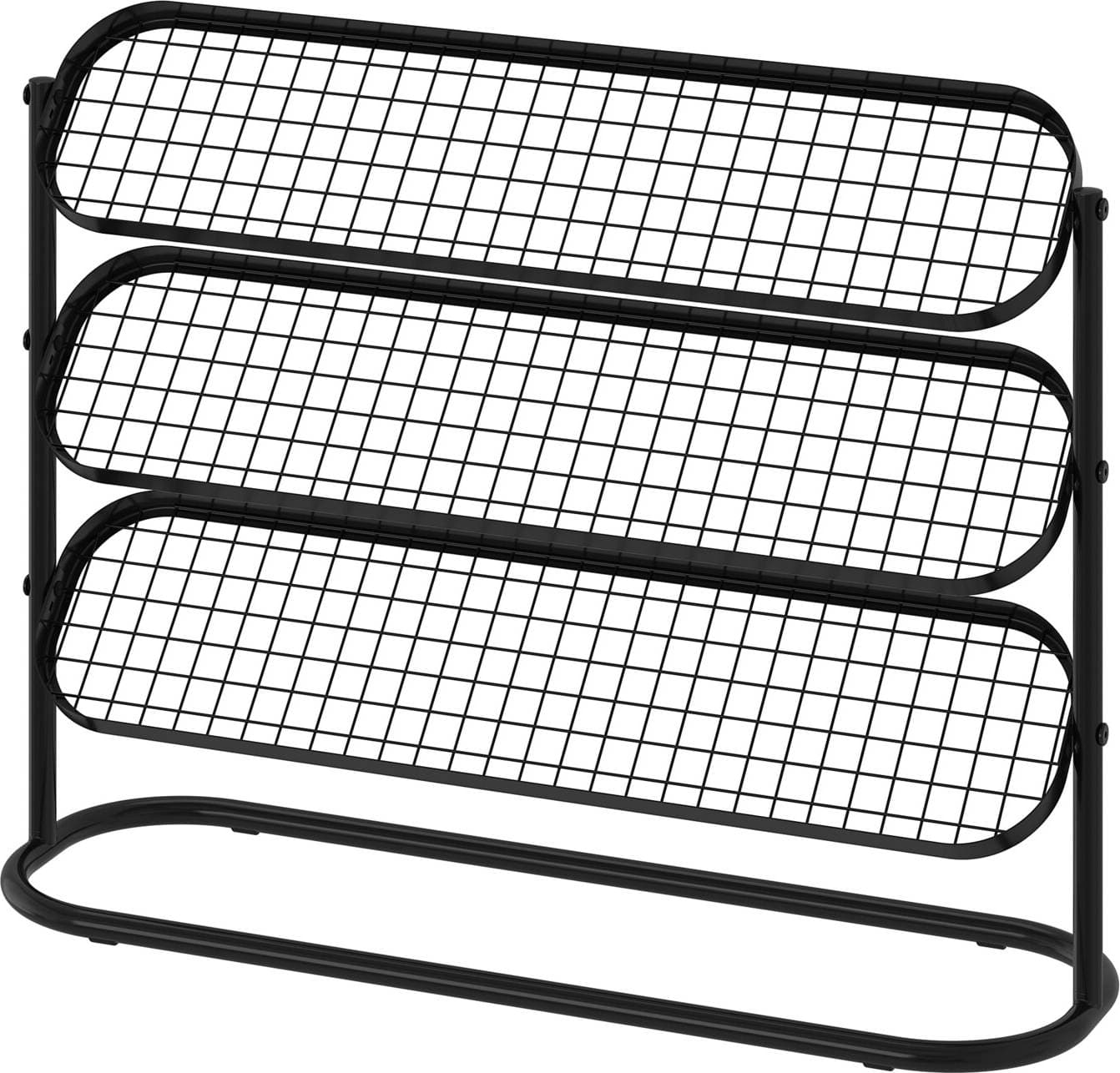 IKEA ÄLGANÄS Skohylla Svart 76 x 24 x 59 cm Skoställ 76x59cm