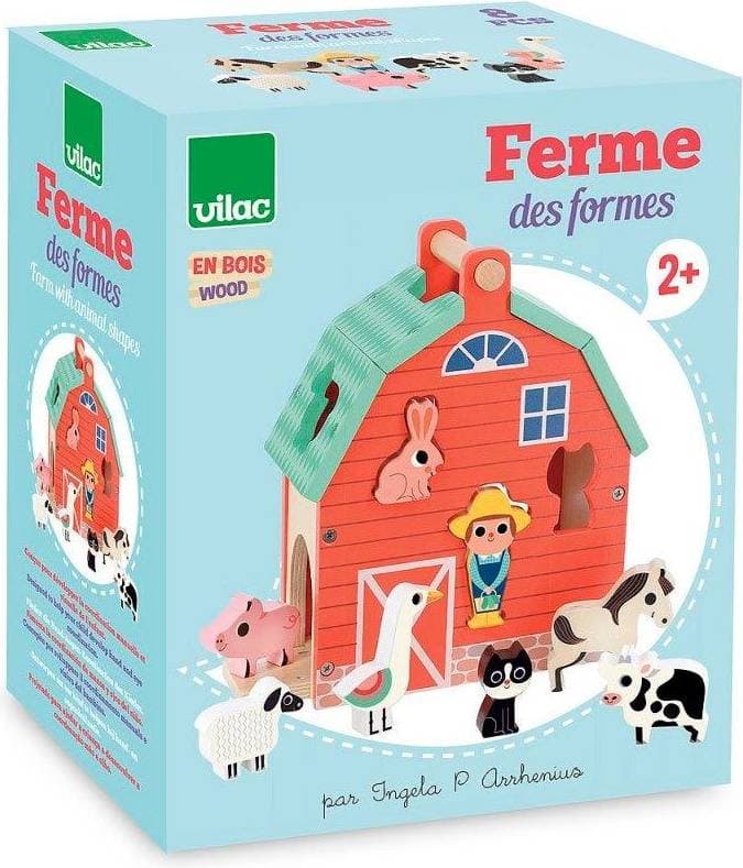 Vilac Farm Shape Sorter